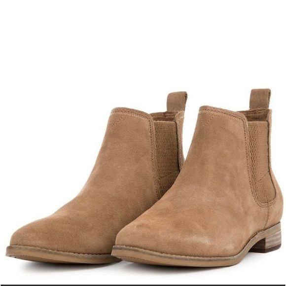 Toms Ella ankle boot in toffee - Picture 1 of 6